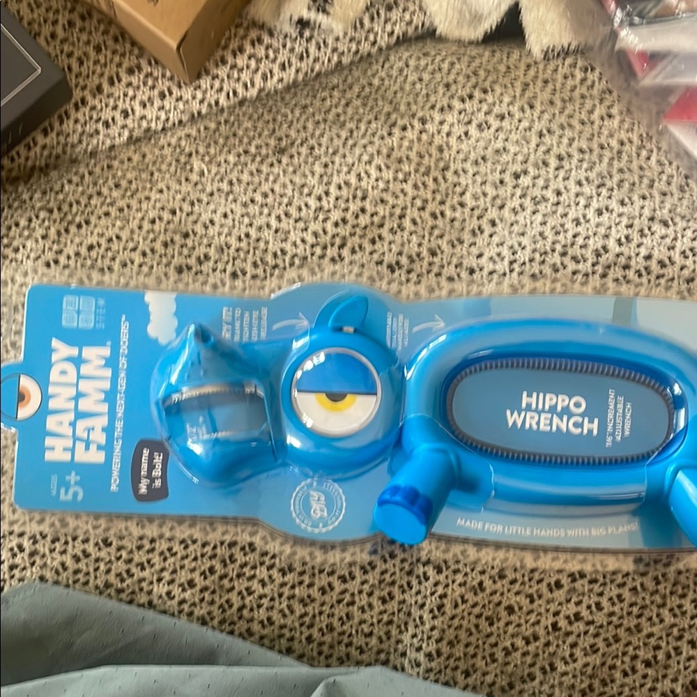 Handy Famm - Blue Hippo Wrench Toy